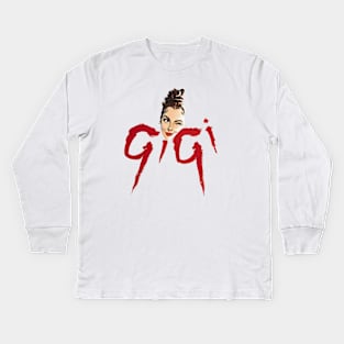 Gigi Movie Poster Kids Long Sleeve T-Shirt